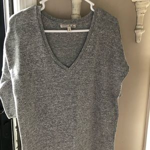 Express Grey quarter sleeve top